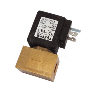 Elettrovalvola Jakša D221 0-35bar G1/4'' FPM inox 24V AC (320263)