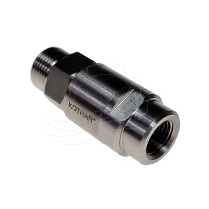 Giunto rotante Kothar dritto G1/4''F-G1/4''M inox (300 180 531)