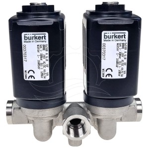 Elettrovalvola Bürkert 6240 1-160bar G3/8'' DF VA 24V AC/DC
