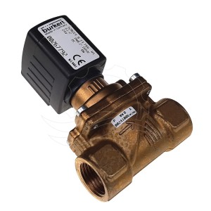 Elettrovalvola Bürkert 6281 B 0,2-16bar G1/2'' FKM MS 24V DC