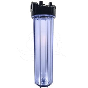 Contenitore filtro acqua Big Blue 20'' trasparente (attacco G1'')