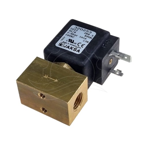 Elektrozawór Jakša D223 0–8 bar G1/4 cala EPDM inox 24V AC – część do myjni bezdotykowej