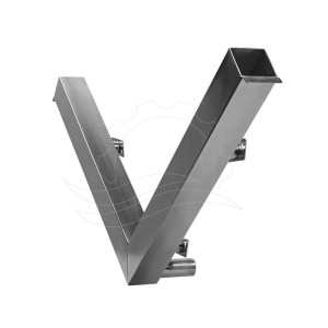 Porta lance doppio laterale tipo V 70x70mm