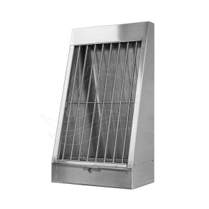 Battitappeti monofacciale 46x81x27cm (inox)