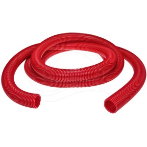 Tubo aspirapolvere 38mm rosso 5m