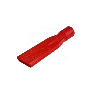 Bocchetta aspirapolvere in plastica classica 38mm corta rossa