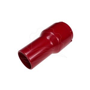 Raccordo tubo-bocchetta 38/38mm girevole rosso