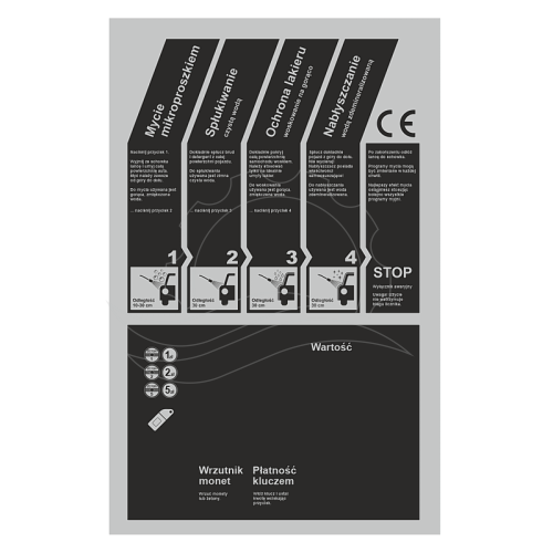 Naklejka Ehrle 556x867mm (wzór ES-W-4X-1.0)